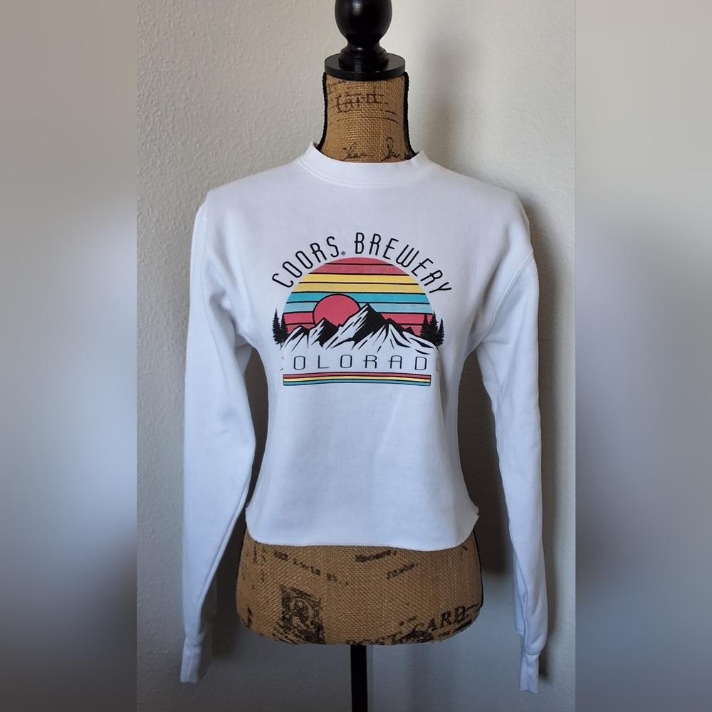 Blue 84 White Colorado Graphic Sweatshirt